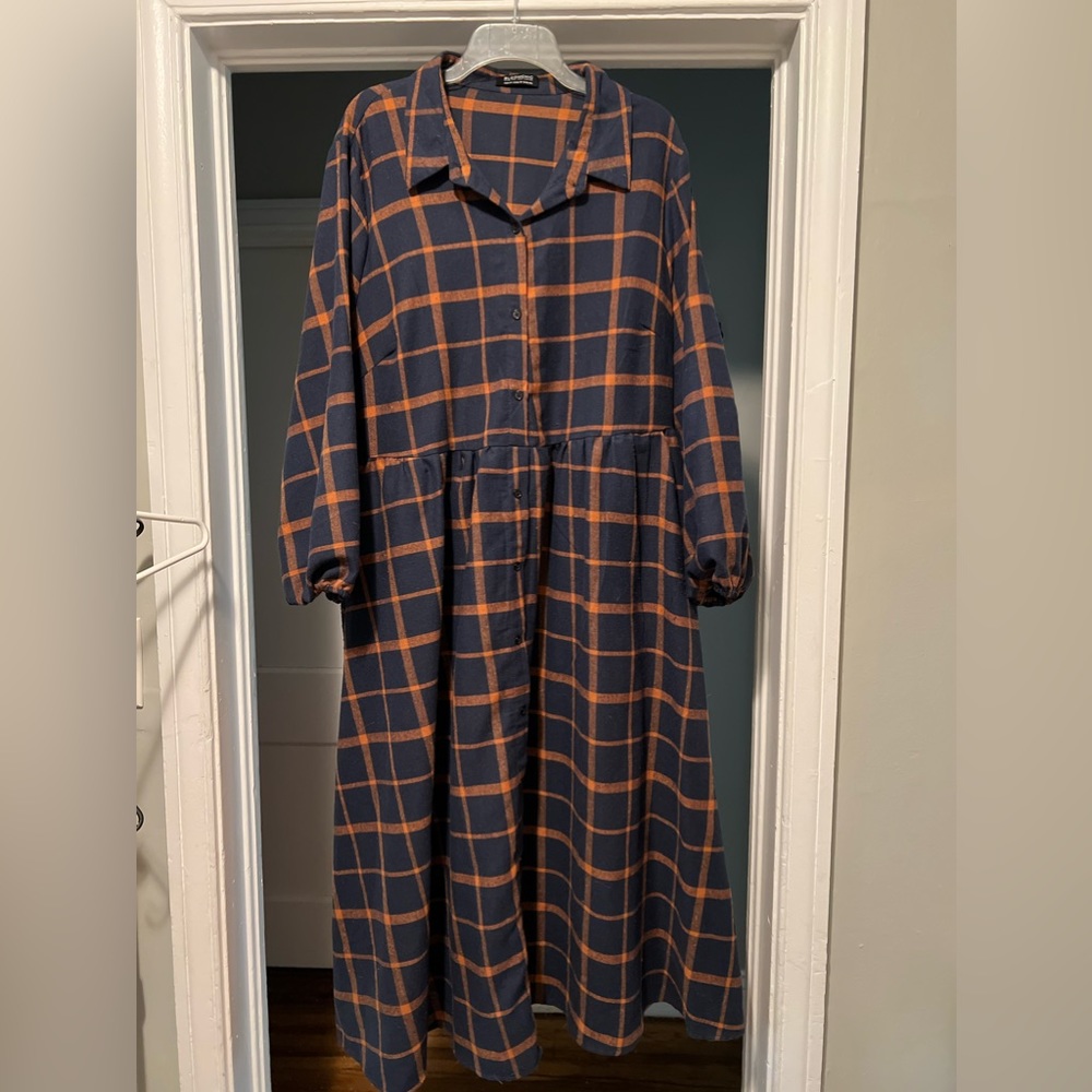 Cute Fall Plaid Dress